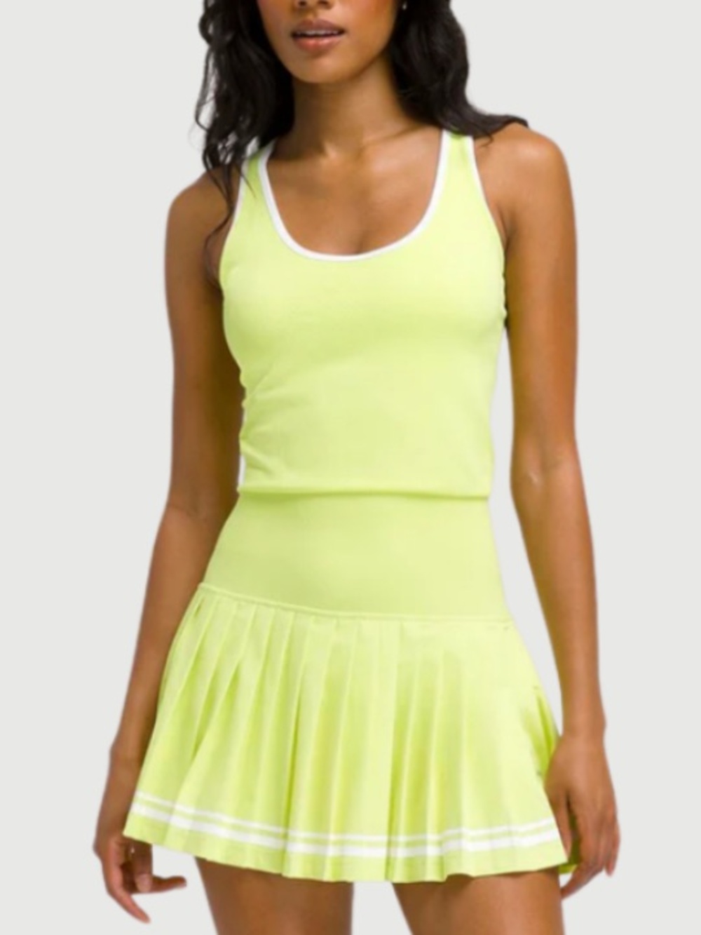 WILSON Midtown Tennis Dress Sunny Lime Small see measurements